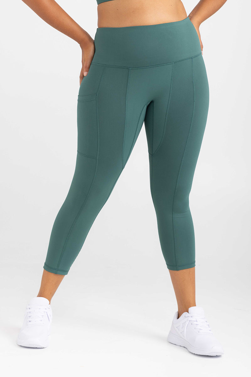 7/8 Length Legging - Teal Dream | Sweat Resistant Activewear by Idea Athletic